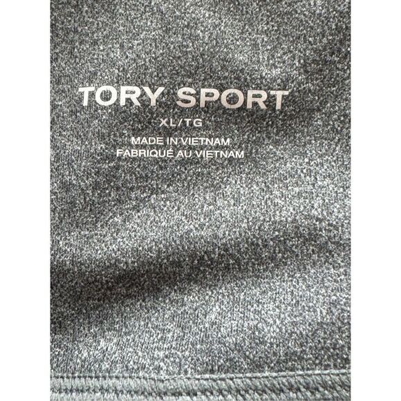Tory Burch Sport Gray Compression LeggingsSize XL - Picture 3 of 3